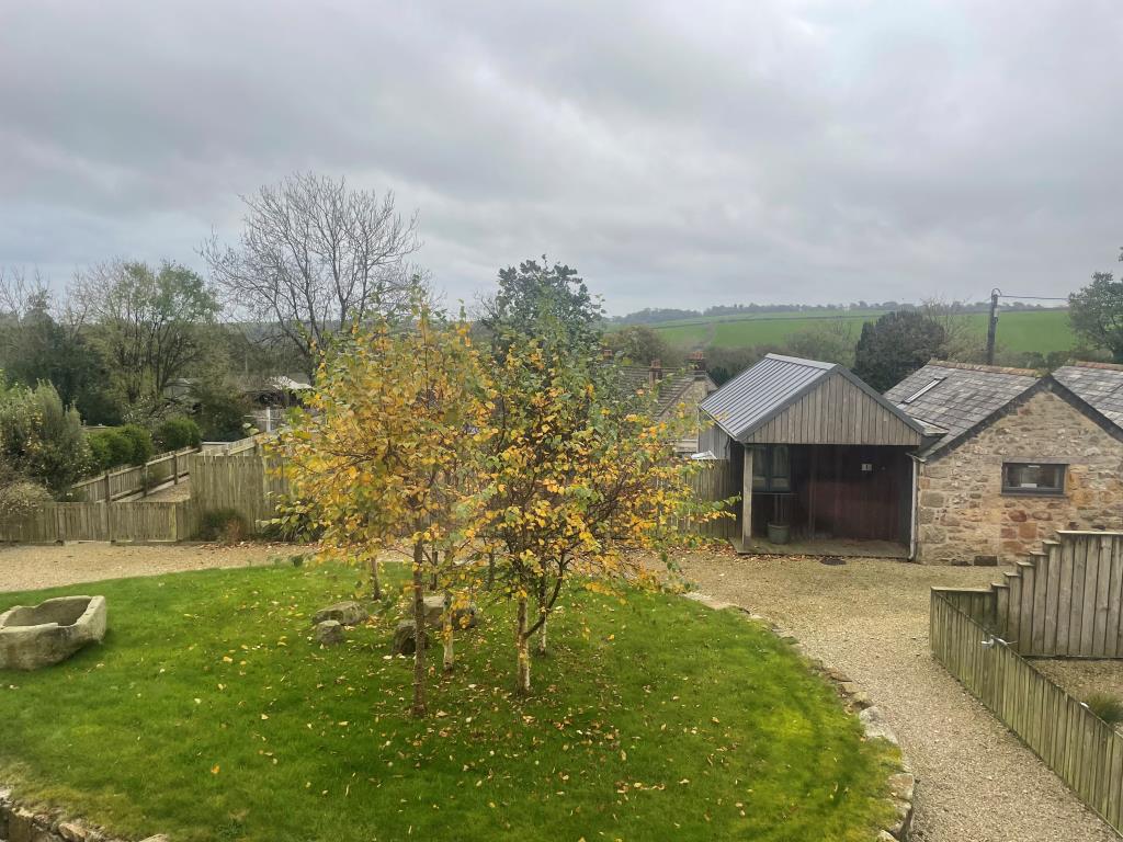 Lot: 60 - THREE-BEDROOM BARN CONVERSION - View from first floor bedroom